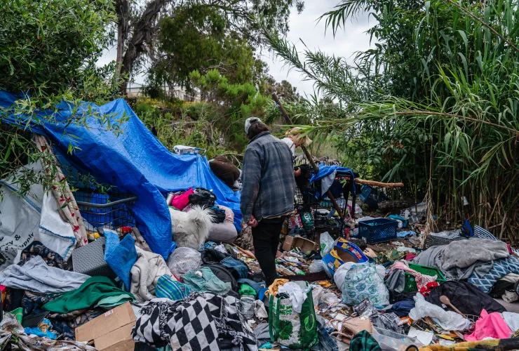 An ambitious plan to move hundreds of unsheltered homeless people out of an e...